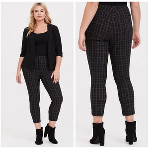 TORRID PLAID ANKLE SKINNY PANT